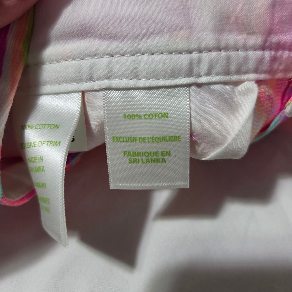 Lilly Pulitzer Callahan Shorts Pink Tropical Floral Cotton Dobby Womens Size 0 - Picture 7 of 14